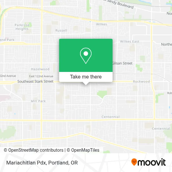 Mariachitlan Pdx map