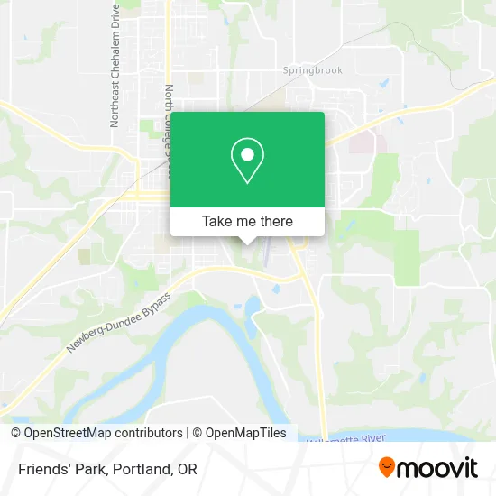 Friends' Park map