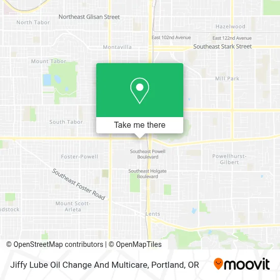 Jiffy Lube Oil Change And Multicare map