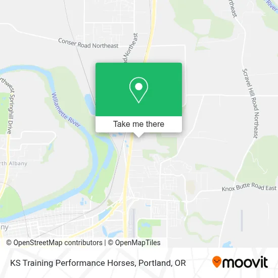 KS Training Performance Horses map