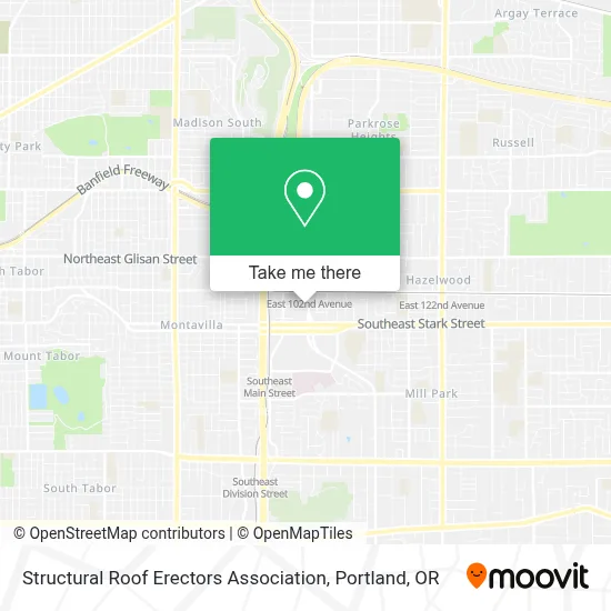 Structural Roof Erectors Association map