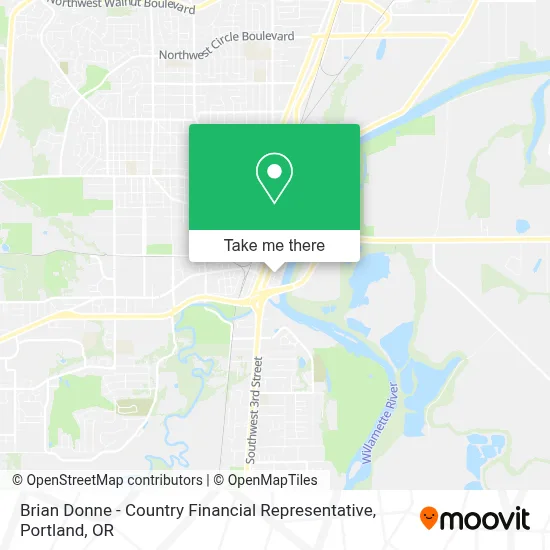 Brian Donne - Country Financial Representative map