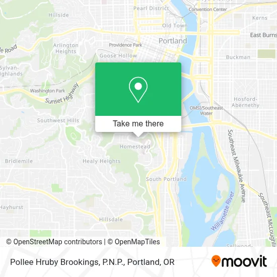 Pollee Hruby Brookings, P.N.P. map