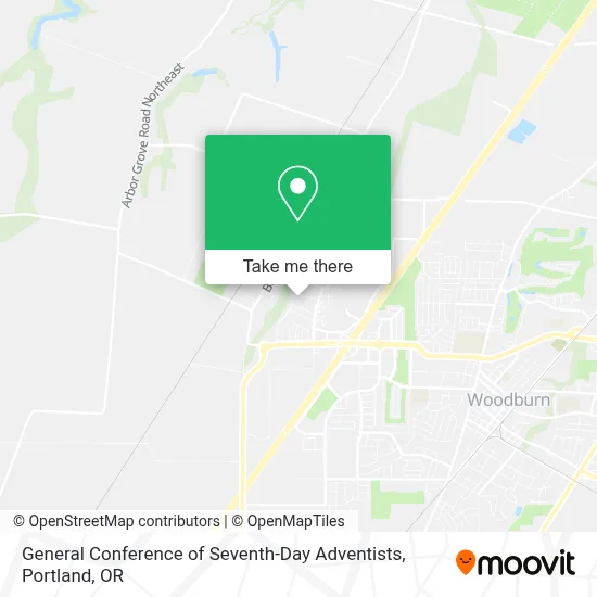 General Conference of Seventh-Day Adventists map