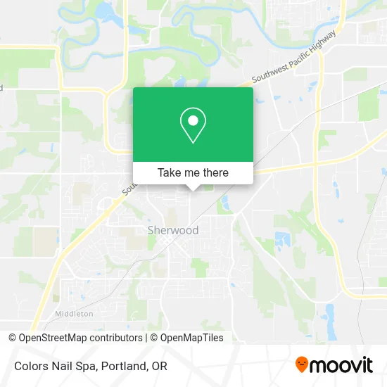Colors Nail Spa map