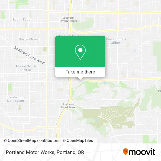 Portland Motor Works map