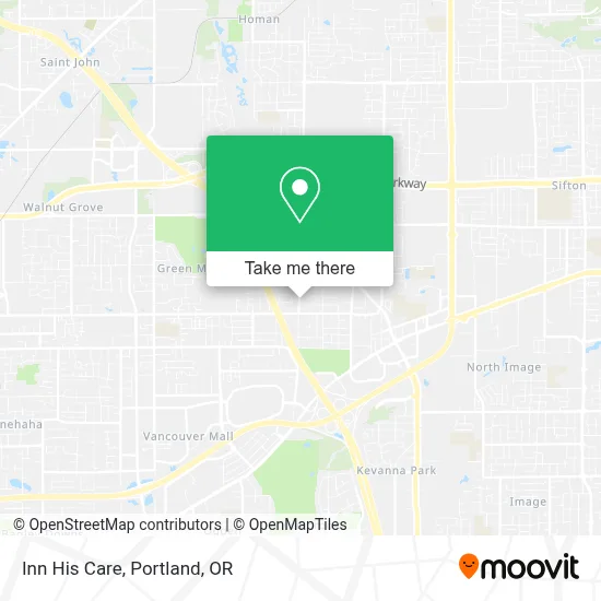 Inn His Care map