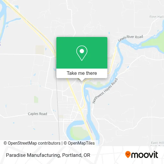 Paradise Manufacturing map