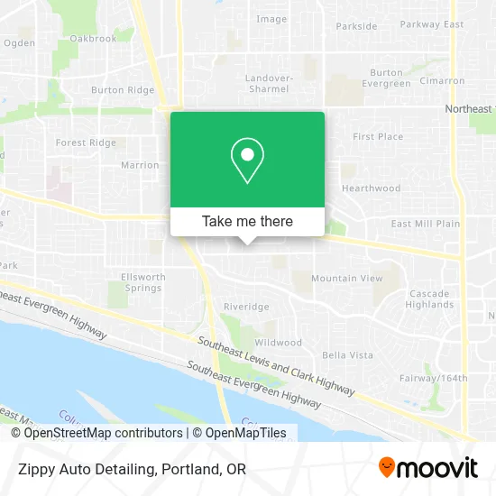 Zippy Auto Detailing map