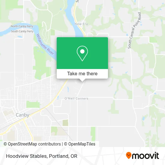 Hoodview Stables map