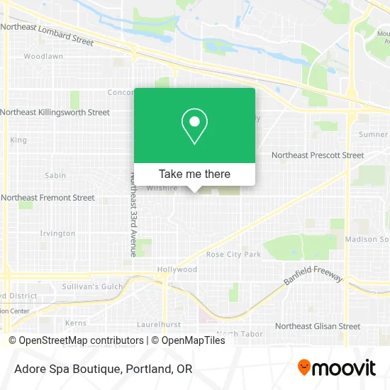 Adore Spa Boutique map