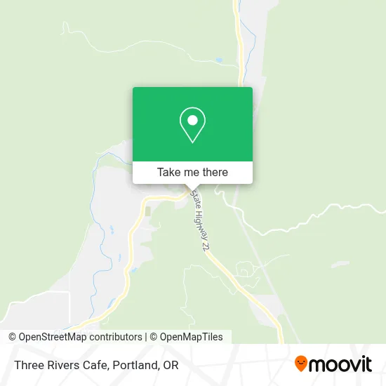 Three Rivers Cafe map