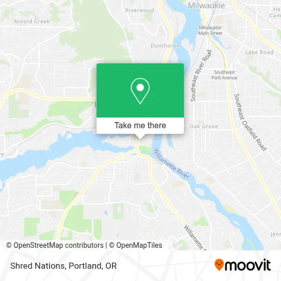 Shred Nations map