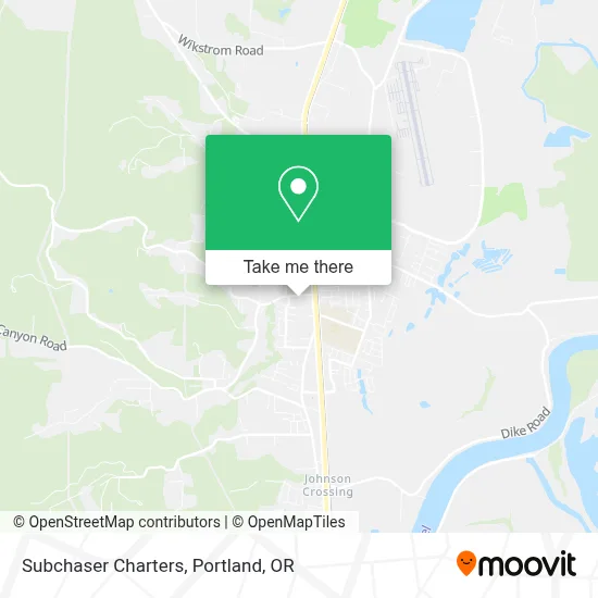 Subchaser Charters map