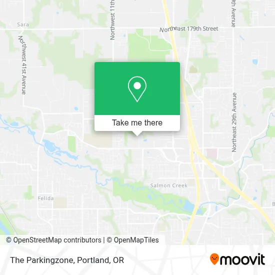 The Parkingzone map