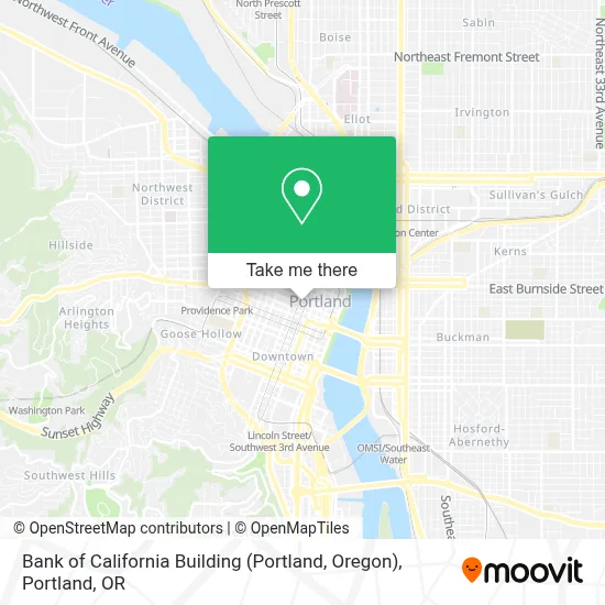 Bank of California Building (Portland, Oregon) map