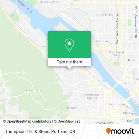Thompson Tile & Stone map