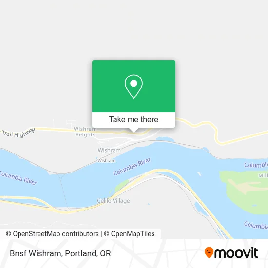 Bnsf Wishram map