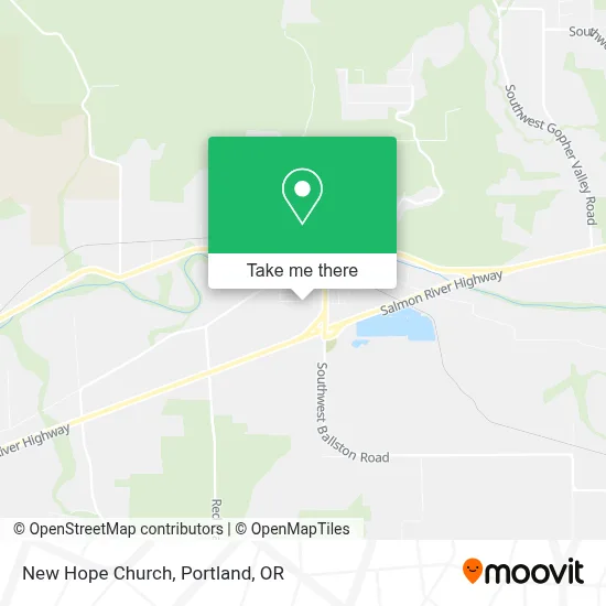 New Hope Church map