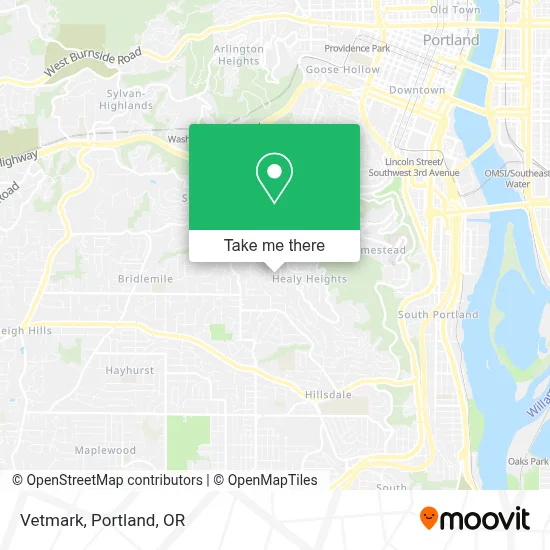 Vetmark map