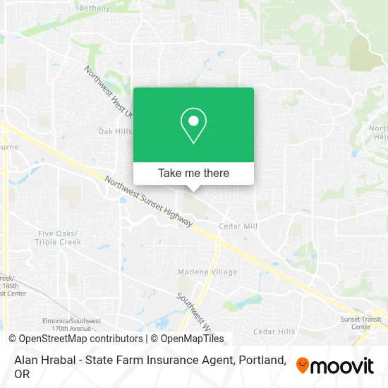 Alan Hrabal - State Farm Insurance Agent map