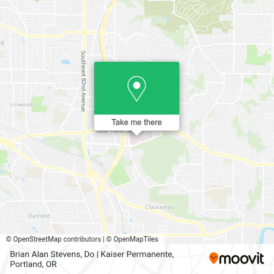 Brian Alan Stevens, Do | Kaiser Permanente map