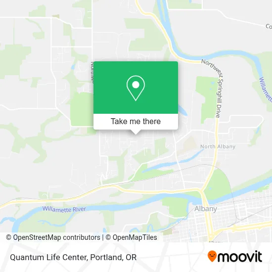 Quantum Life Center map