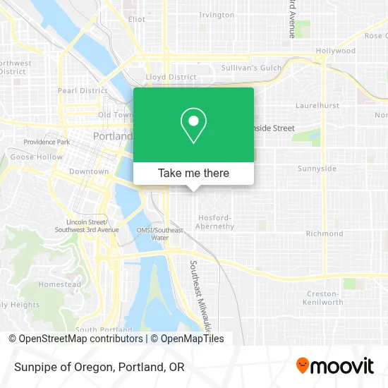 Sunpipe of Oregon map