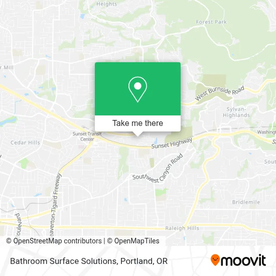 Bathroom Surface Solutions map