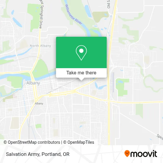 Salvation Army map