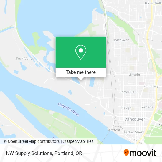 NW Supply Solutions map
