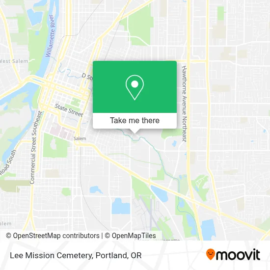 Lee Mission Cemetery map