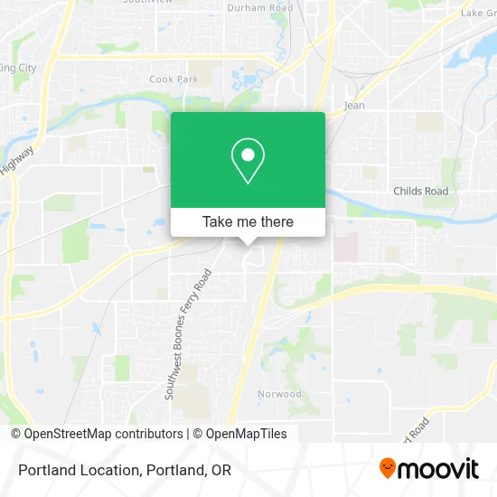 Portland Location map