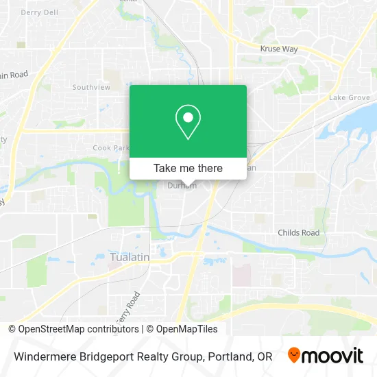 Windermere Bridgeport Realty Group map