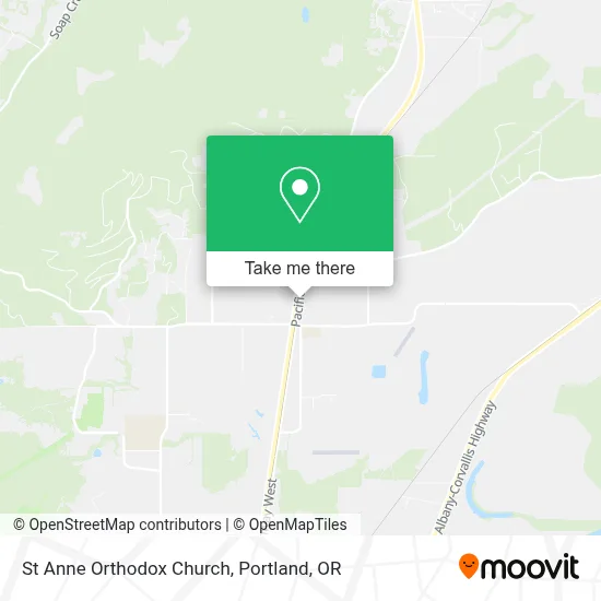 St Anne Orthodox Church map