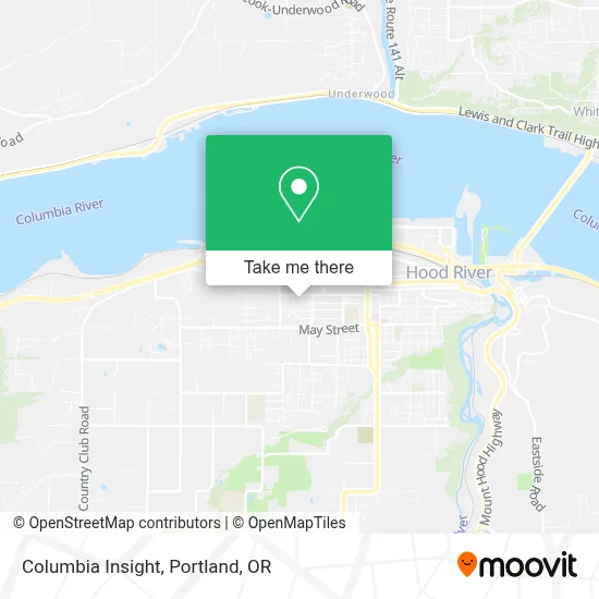 Columbia Insight map