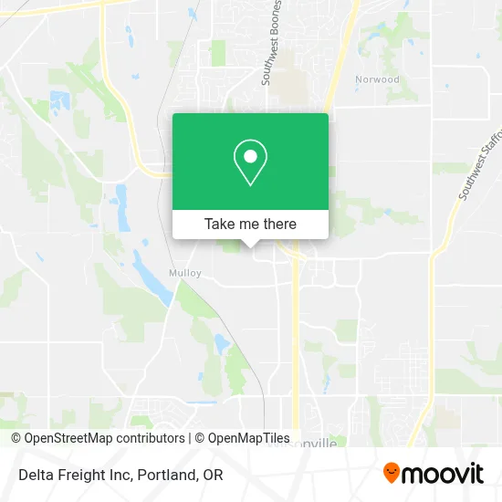 Delta Freight Inc map