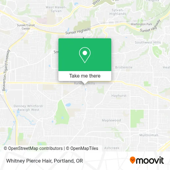 Whitney Pierce Hair map