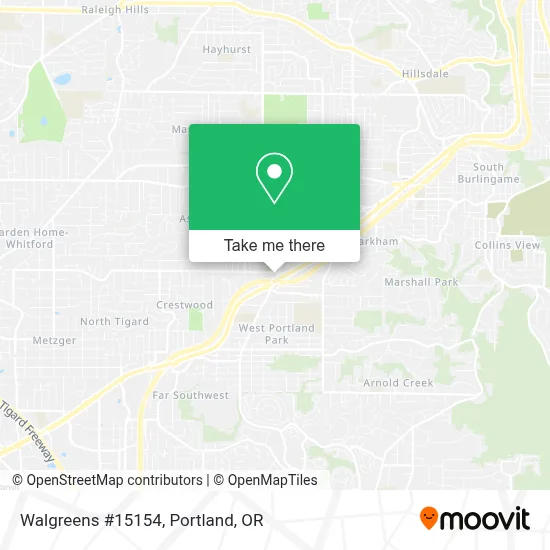 Walgreens #15154 map