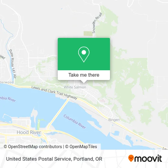United States Postal Service map
