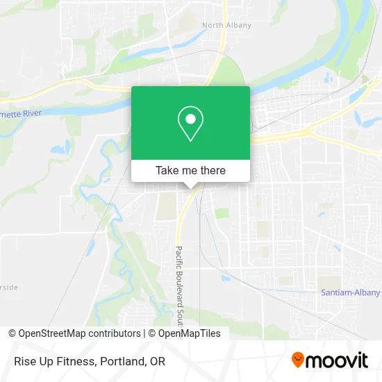 Rise Up Fitness map