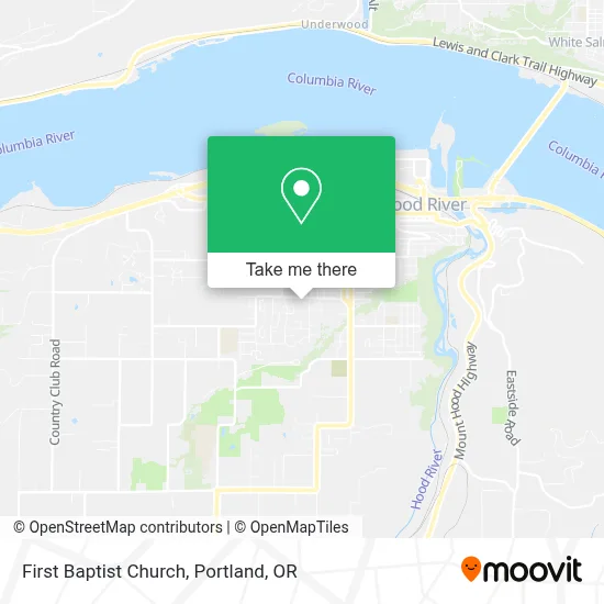First Baptist Church map