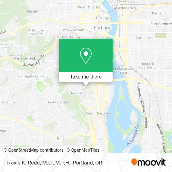 Travis K. Redd, M.D., M.P.H. map