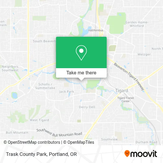 Trask County Park map