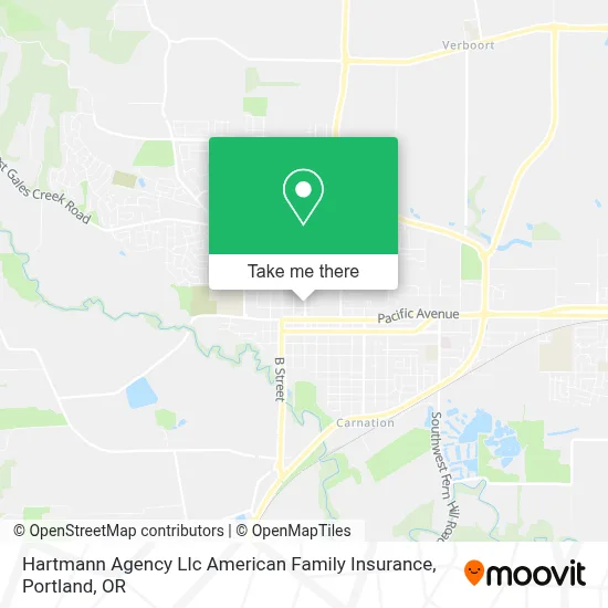 Hartmann Agency Llc American Family Insurance map