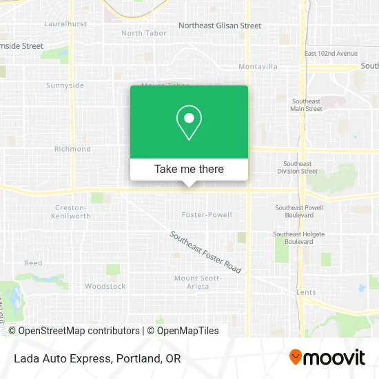 Lada Auto Express map
