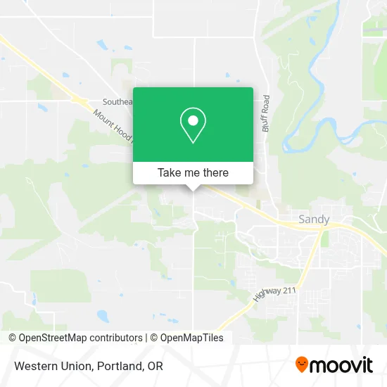 Western Union map