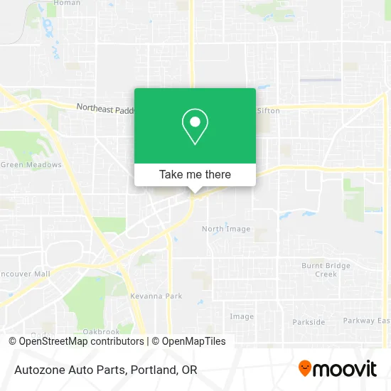 Autozone Auto Parts map