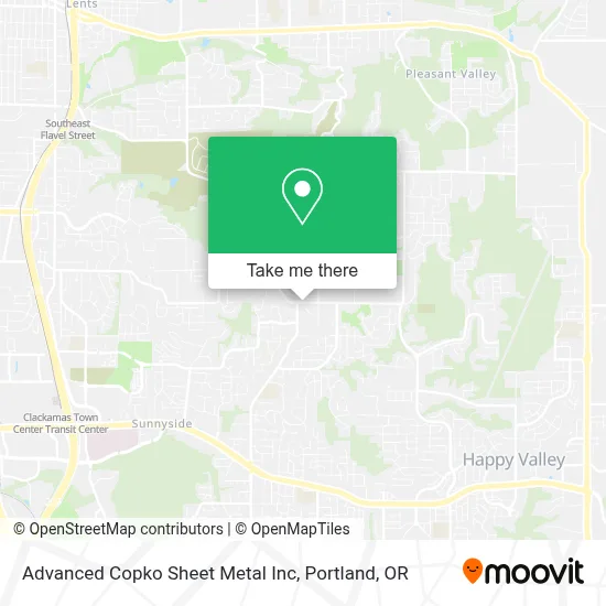 Advanced Copko Sheet Metal Inc map