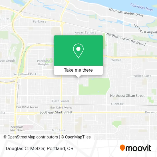 Douglas C. Melzer map
